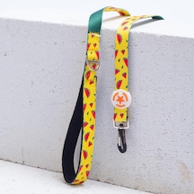 Watermelon Leash Karpuz Desenli Kedi Köpek Sevk & Gezdirme Kayışı Köpek Uzatma Tasması Sarı