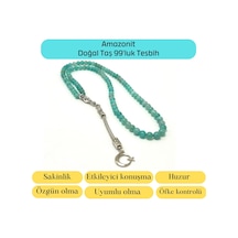 Yıldız Doğal Taş Amazonit 6mm 99luk Doğal Taş Tesbih