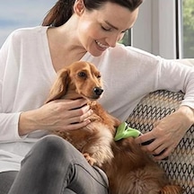 Uzun Tüylü Köpekler İçin Tüy Toplayıcı Tarak, Küçük Boy 0