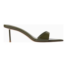 Femme La Marseille 55mm Vegan Deri, Minimalist Sandalet Şık Ve Zarif Günlükten Geceye Kullanım Yeşil Femme La Marseille 55mm Vegan Deri, Minimalist Sandalet Şık Ve Zarif Günlükten Geceye Kullanım Yeşil