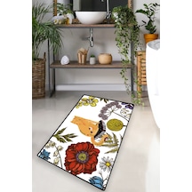 HENNAED CAT DJT 70X120 CM Banyo Halısı Banyo Paspası