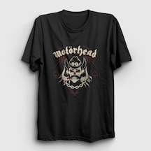 Presmono Unisex Skull Lemmy Motörhead T-shirt Siyah