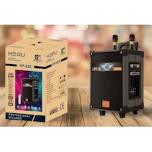 Hepu Hp-926 12'' 30cm Kablosuz 2 El Mikrofon Şarjlı Müzik Kutusu&mevlüt Anfisi
