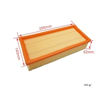 Elektrikli Süpürge Eco Panel Filtresi Krcher Nt 65/2 İle Uyumlu