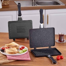 Polochef Otm-124 Tospik Tost Tavası Granit Ocak Üstü Tost Makines