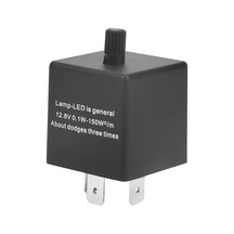 Maiyame Cf13 Kt 3 Pinli Led Flasör Rölesi, 0.1-150w Güç Aralığı, Hızlı Yanıp Sönme Sorunlarını Tamir Eder, Flash Frekansı Ayarlanabilir, Plug & Play