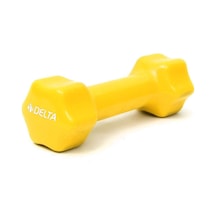 Delta 0.5 KG x 1 Adet Deluxe Pvc Kaplama Sarı Demir Dambıl