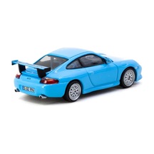1/64 Model Araç 911 Gt3 Type 996 Light Blue