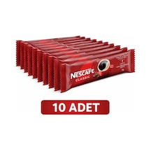 Kahve Classic 2 Gr 10 Adet Tek İçimlik Stick Çözünebilir Granül Kahve Paket Diğer 23912620