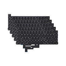 Apple Uyumlu MacBook Pro M1 13" 2020 A2338 Klavyekeyboard Tr Q Büyük Enter