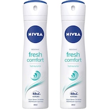 Nivea Fresh Comfort Kadın Deodorant Sprey 2 x 150 ML