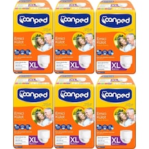 Canped Emici Külot Hasta Bezi Extra Büyük Boy XL 8'Li x 6 48 Adet
