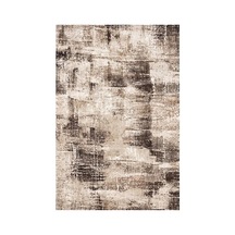 Kartela Halı Lora Halı Kaymaz Taban Makinede Yıkanabilir Halı Kahverengi - 180 X 270 Cm