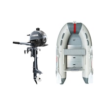 Marinport 2.30 Alüminyum Taban Şişme Bot + Yamaha 2.5 Hp Deniz Motoru