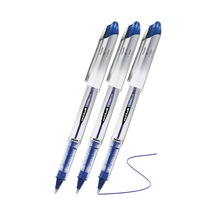 Mavi Pilot Kalem Ub-200 Vision Elite 0.8mm 3 Adet Uniball Pilot Kalem 0.8 Mm Roller Uçlu Pilot Kalem İnce Uçlu Likit Mavi