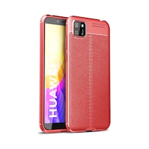 Huawei Y5p Uyumlu Kılıf Auto Focus Kapak - Kırmızı