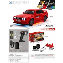 Whoosh Classic Legends 1:43 Rc Drift Arabalar, Efsaneler İçin Üretildi Kırmızı