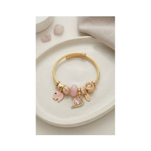 Ve Fil Model Pembe Charmlı Bileklik Tj-bb8748 Evimdeyokyok