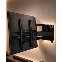 Hubrendy Tekno Ayarlanabilir Hareketli Tv Askı Aparatı Güçlü Çelik Gövde Tasarımı