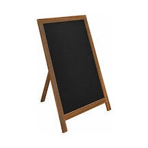 Lüks Ahşap Ayaklı Yazı Tahtası 60x85cm - Siyah Lüks Ahşap Ayaklı Yazı Tahtası 60x85cm - Siyah