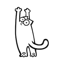 Gerinen Kedi Kaliteli Kaliteli Sticker 10 X 15 Cm