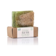 El Yapımı Doğal Lifli Aloe Vera Sabun 120 G