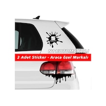 Seat Toledo Sticker 2Adet Kapı Far Tampon Bagaj Stickerı