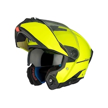 Mt Atom 2 Sv Solid A3 Parlak Çene Açılır Kask Sarı
