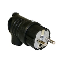 Bemis Bk1-1402-2041 ,1-faz 16-amper Siyah Ups Açılı Kauçuk Fiş