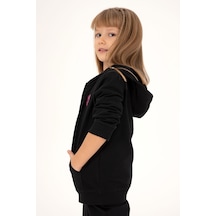 U.s. Polo Assn. Kız Çocuk Siyah Sweatshirt 50296390-vr046 Siyah