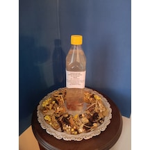 El Yapımı Doğal Fermente Filtre Edilmemiş Katkısız Keten Tohumu Sirkesi 500 Ml