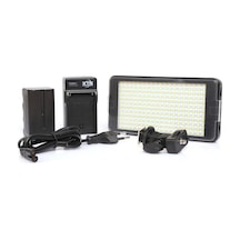 Fototekfotograf Pro Led-228 Sürekli Işık 228 Led Video Işık Kamera Çekim Işığı Batarya Ve Şarj