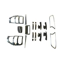 Autokit Ford Ranger Mat Siyah Dış Kaplama Full Set (2016+)