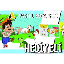 30x120 Boyama Rulosu Yaman Çiftlik Hayatı + Adel 12'li Pastel Boy