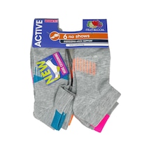 Fruit Of The Loom No Shows Çorap 6lı Paket L Çok Renkli