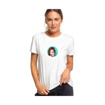 Snsd Jessica 2016 K Pop Baskılı Beyaz Kadın Tshirt