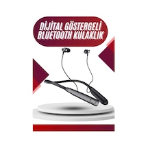 100 Saat Bluetooth Kulaklık Dijital Göstergeli Anc Özelliği Kablolu