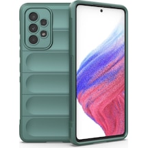 Samsung Galaxy Uyumlu A53 5g Kılıf Optimum Silikon - Koyu Yeşil Bzsxx00 1