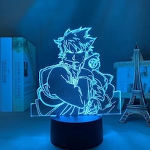 Goldenqian Fullmetal Alchemist Anime Çocuk Yatak Odası Dekor Odası Masa 3d Lamba Ev Dekorasyonu Veya Tatil Için Roy Mustang Çocuk Hediyeleri Pxjd Pı64tr Siyah