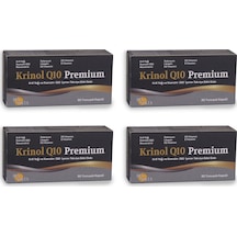 Krinol Q10 Premium - Krill Yağı ve Koenzim Q10 - 30 Kapsül-4 Kutu