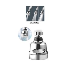 Tasarruflu 360 Hareketli Mutfak Lavabo Bataryası Musluk Ucu