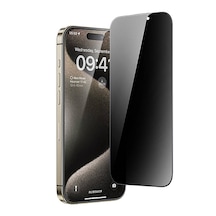 Apple Uyumlu iPhone 17 Pro Max Tam Kaplama Hayalet Ekran Koruyucu Gizlilik Privacy Cam