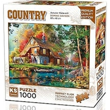 Ks Games Puzzle 1000 Parça Autumn Watermill 20816