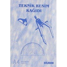 Dilman Teknik Resim Defteri A4 Dikey 1 Adet