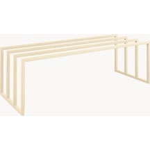 Bovi Metal Profil Ayakkabı Rafı Bej