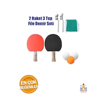 Raket, 3 Top Ve File İle Masa Tenis Seti - Profesyonel Kalitede Spor Ve Eğlence Keyfi