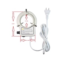 Led-56 Stereo Mikroskop Aydınlatıcı Led Halka işık Kaynağı 12v -