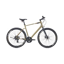 Sportive 324 Hd 28 Jant 24 Vites Şehir Bisikleti Mat Füme/brnz Koyu Sarı 44cm Siyah-kırmızı-gümüş1