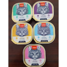 Kedi Konserve Maması, Tuna Mousse Karışık Set, 5x40g