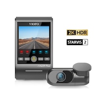 Viofo A229 Plus 2 Kameralı Ön+arka 2k+2k Hdr Sony Starvis 2 Sensörlü Wi-fi Gps'li Araç Kamerası